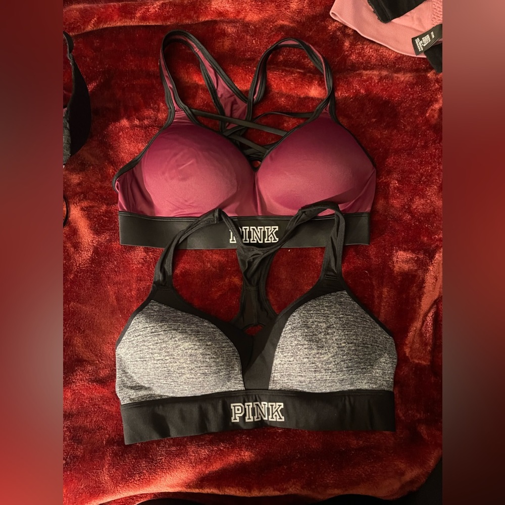PINK sports bras size medium